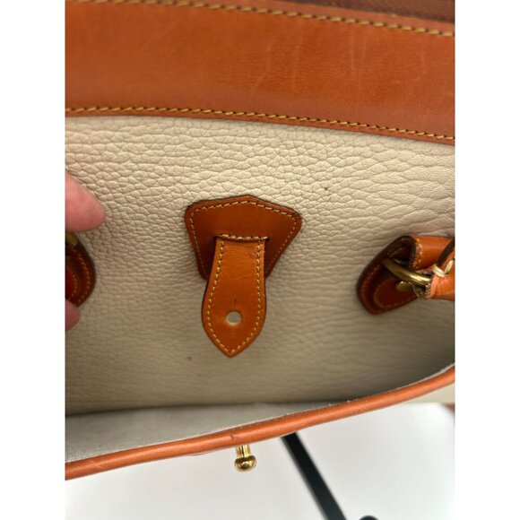Dooney & Bourke VINTAGE "ORIGINAL 1980'S Tan and Brown Satchel - Picture 3 of 7